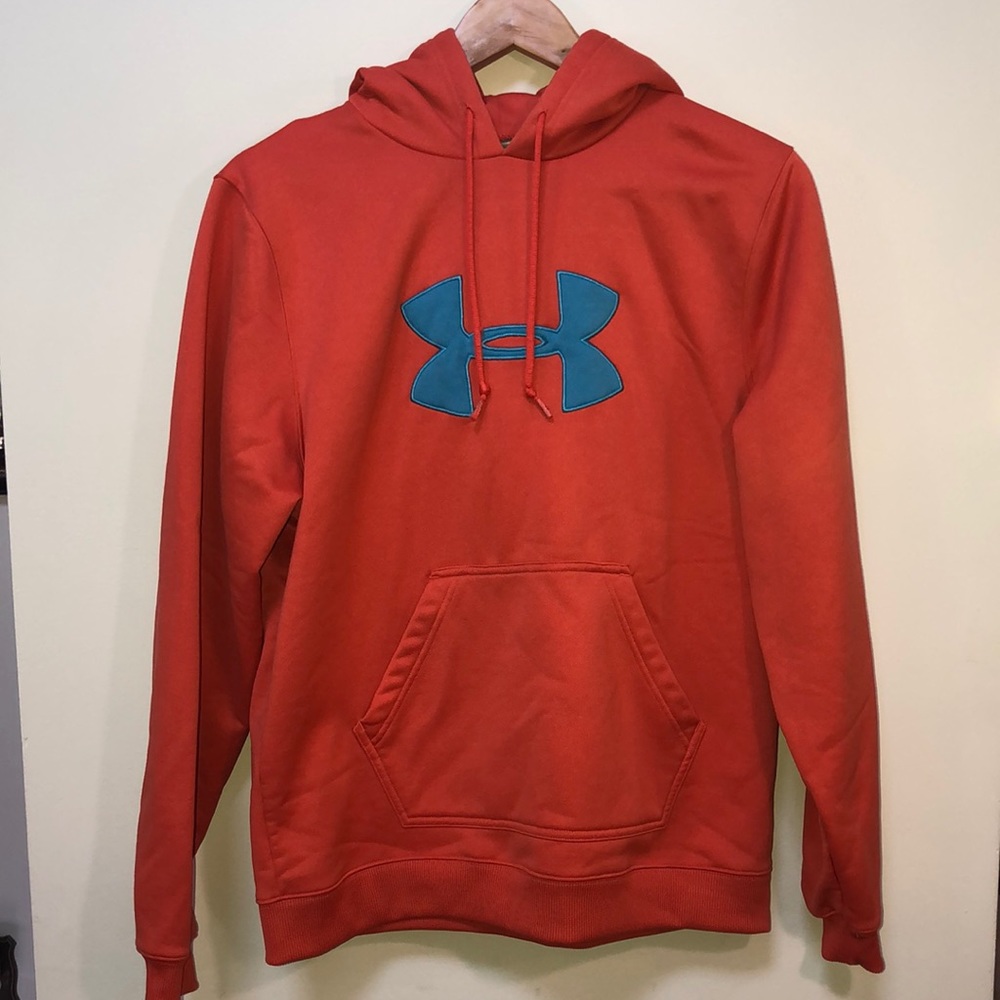 Under Armour Orange Hoodie Sweatshirt